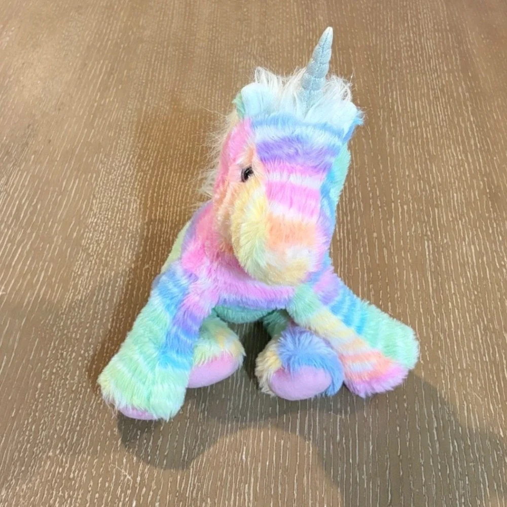 Douglas Toys 4207 Riona Rainbow Unicorn Soft Plush Stuffed Animal 10 inch